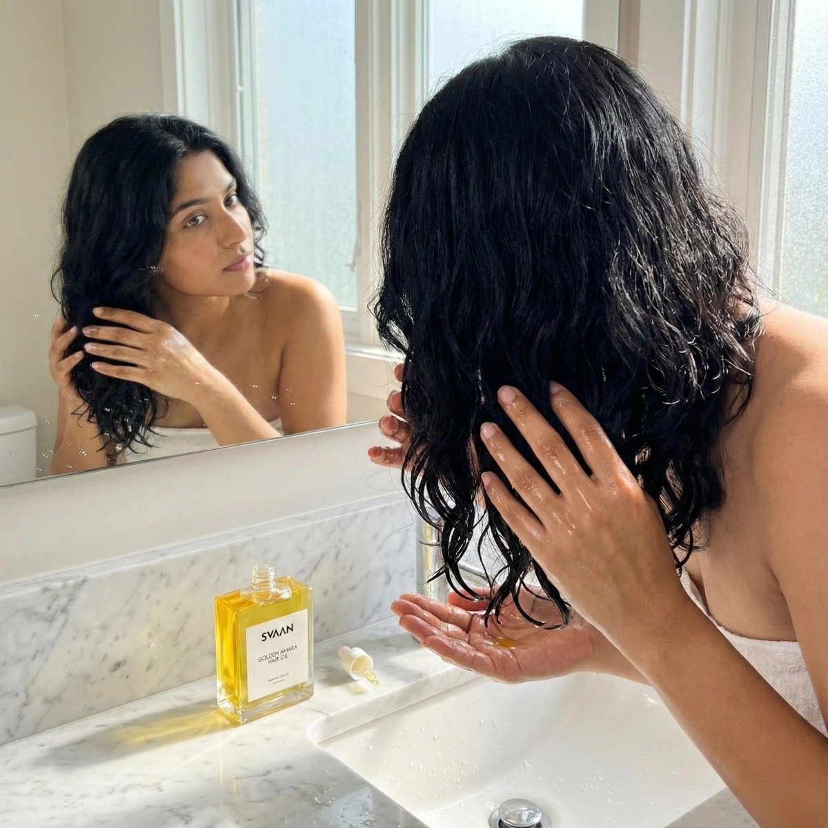 Golden Amara Hair Oil - SVAAN